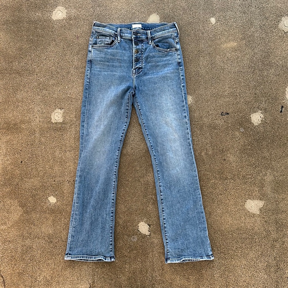 MOTHER Ankle Cropped denim
